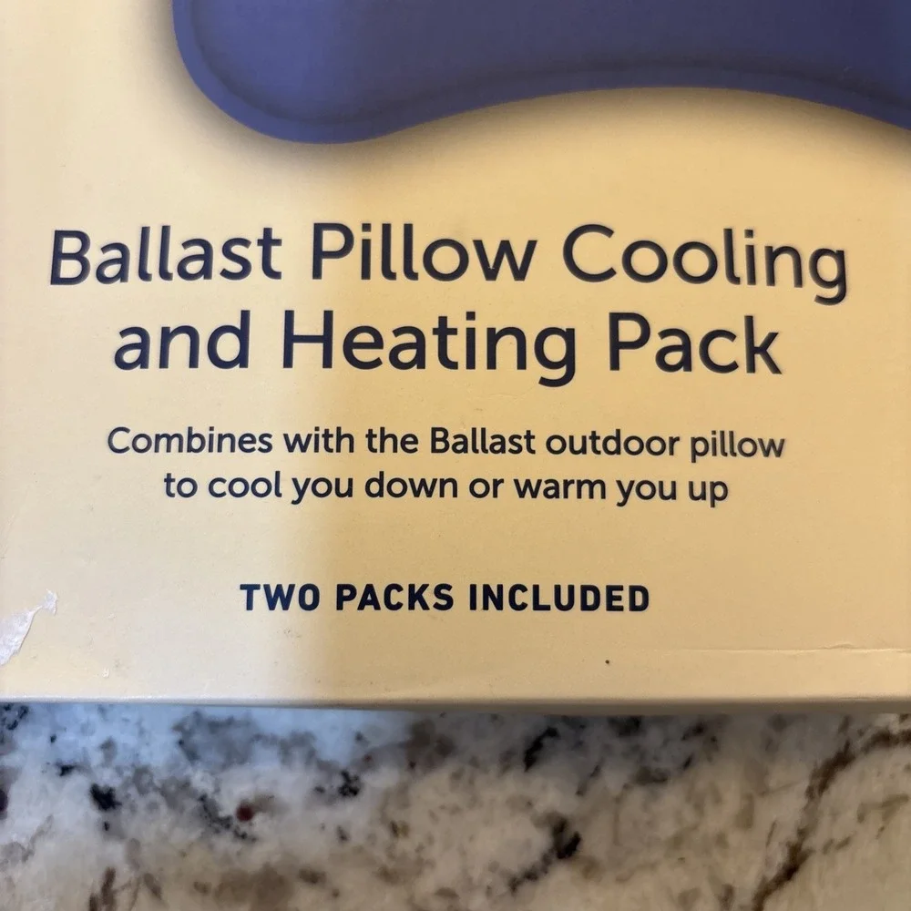 Ballast Beach Pillow + 2 Cooling Packs / Heating Packs summer camping beach‎ fun